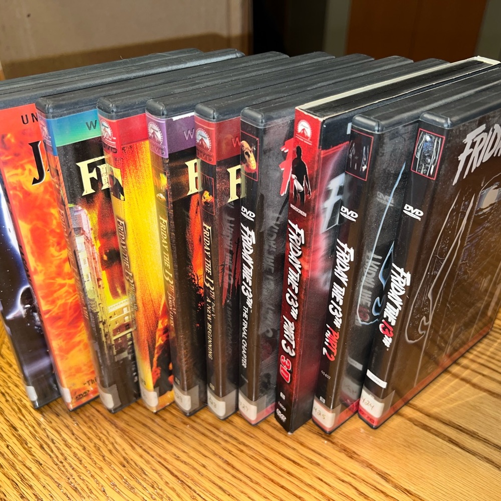 10- DVD Friday The 13th movies Collection Set